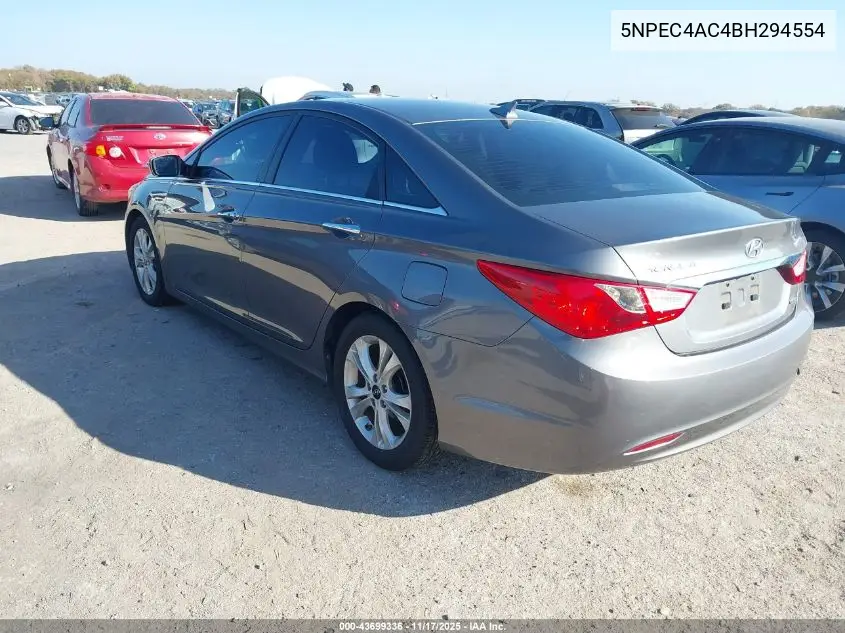 5NPEC4AC4BH294554 2011 Hyundai Sonata Limited