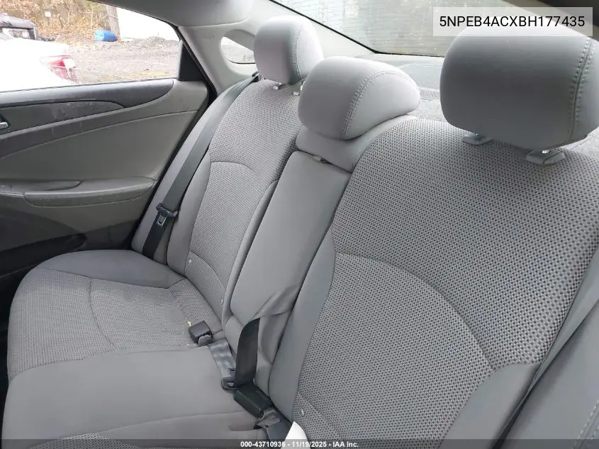 5NPEB4ACXBH177435 2011 Hyundai Sonata Gls