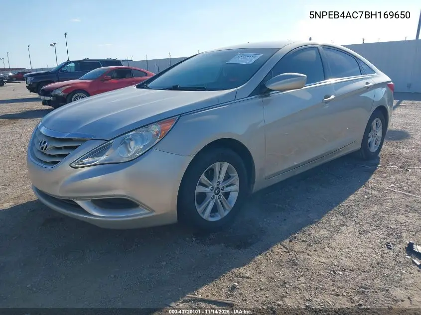 5NPEB4AC7BH169650 2011 Hyundai Sonata Gls