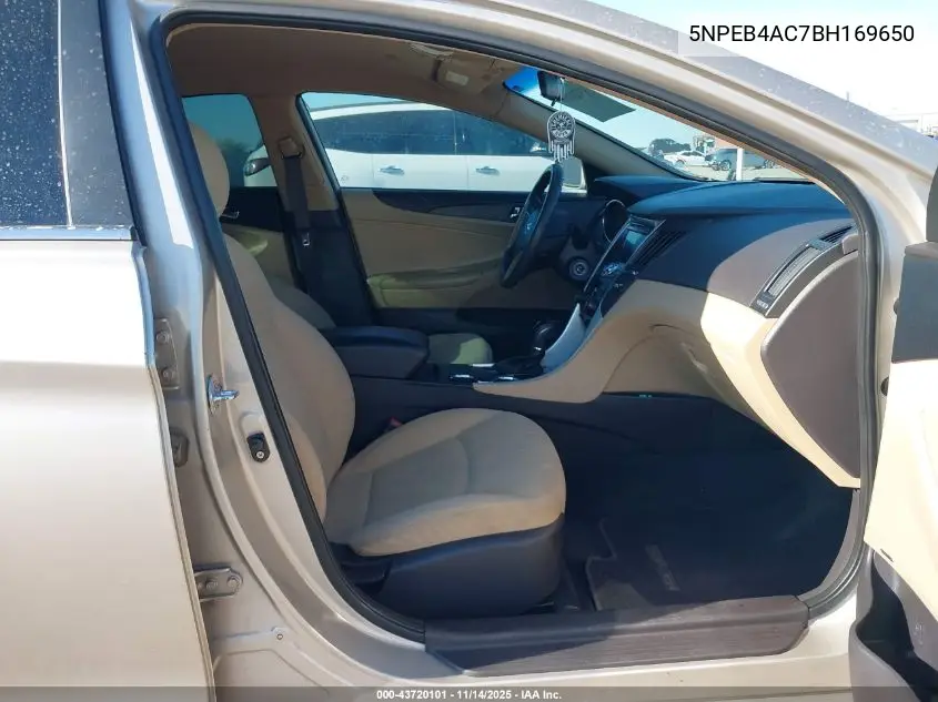 5NPEB4AC7BH169650 2011 Hyundai Sonata Gls