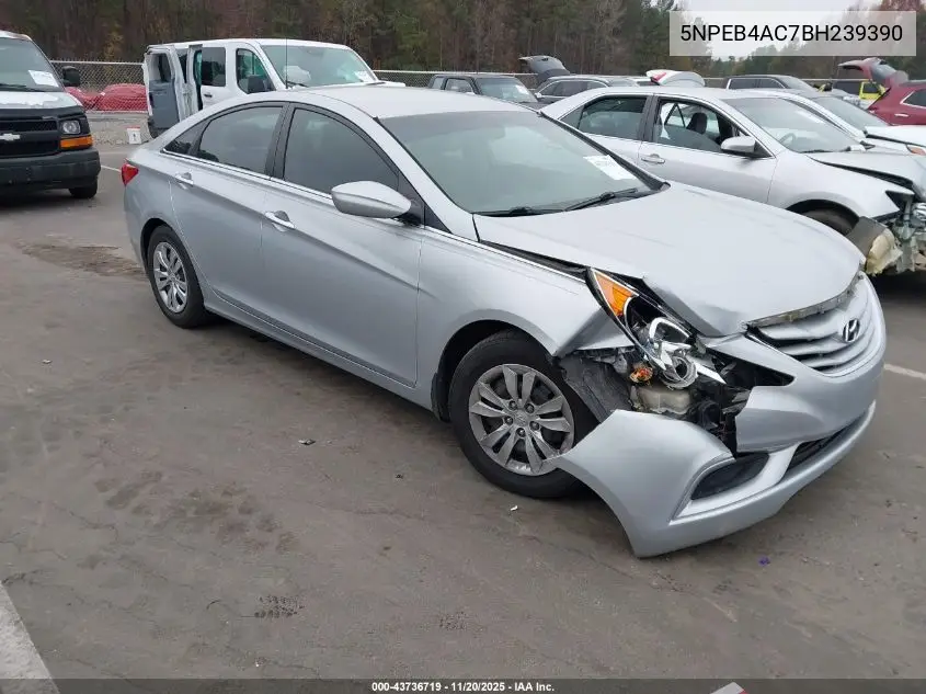 5NPEB4AC7BH239390 2011 Hyundai Sonata Gls