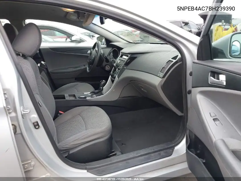 5NPEB4AC7BH239390 2011 Hyundai Sonata Gls