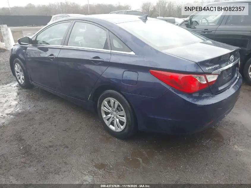 5NPEB4AC1BH082357 2011 Hyundai Sonata Gls