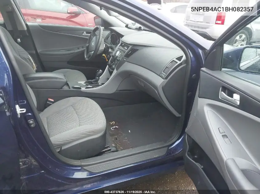 5NPEB4AC1BH082357 2011 Hyundai Sonata Gls