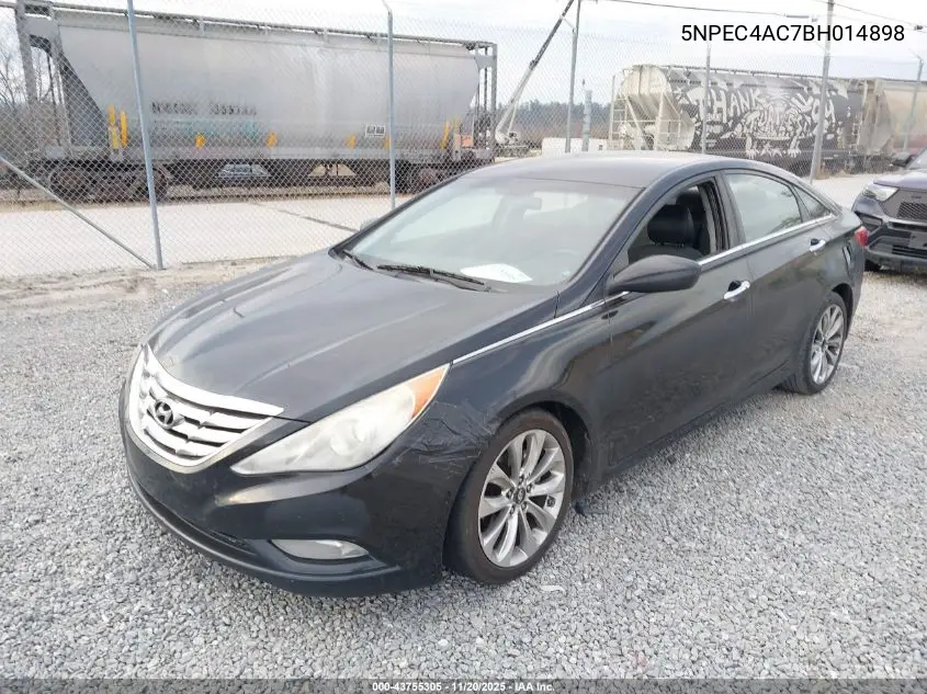 5NPEC4AC7BH014898 2011 Hyundai Sonata Se
