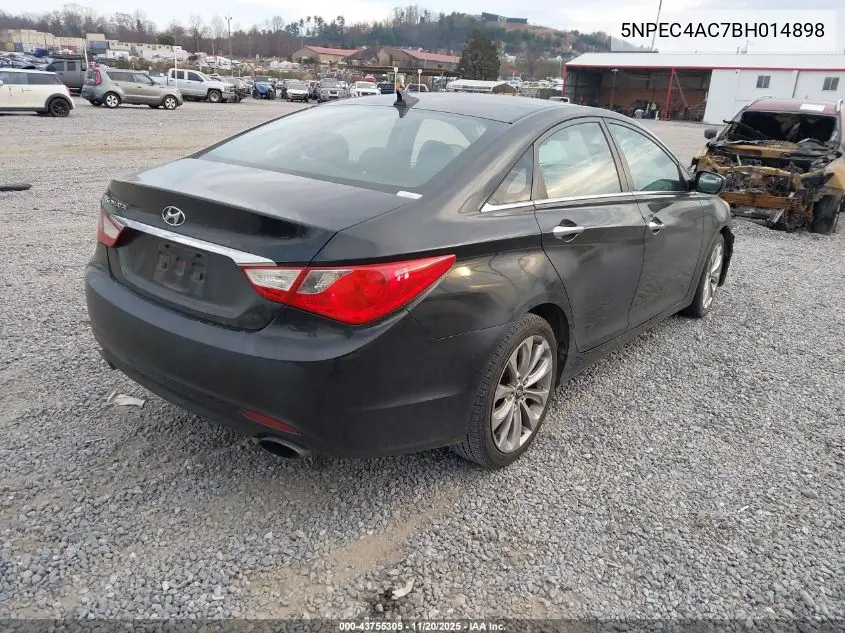 5NPEC4AC7BH014898 2011 Hyundai Sonata Se