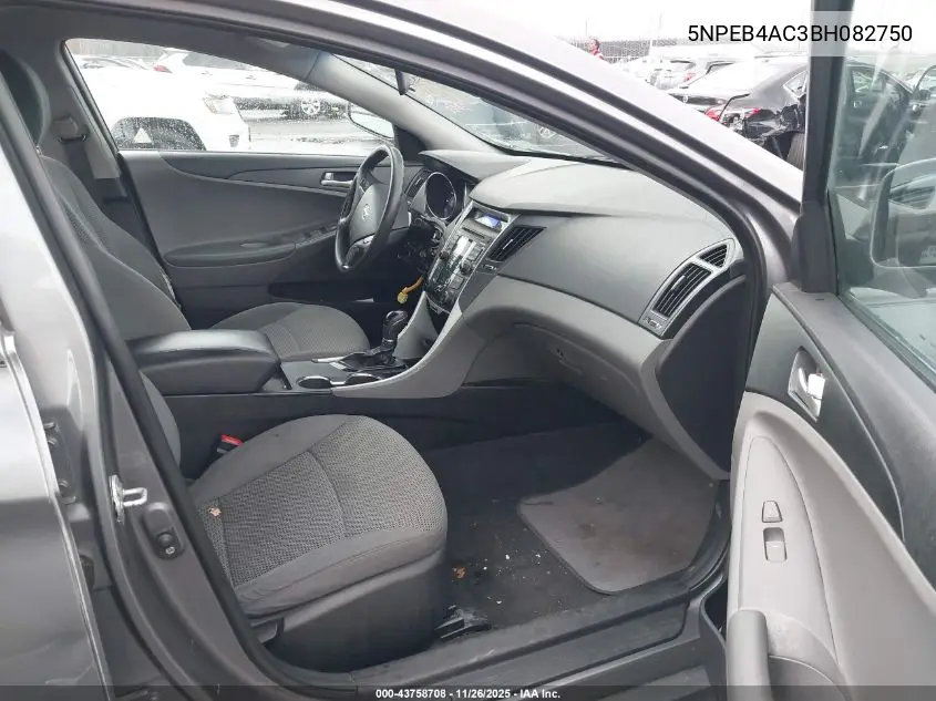 5NPEB4AC3BH082750 2011 Hyundai Sonata Gls
