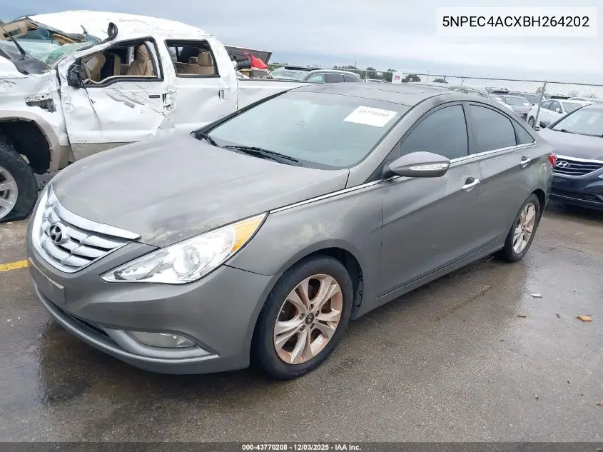 5NPEC4ACXBH264202 2011 Hyundai Sonata Limited