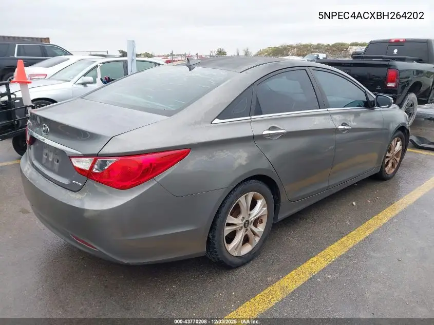 5NPEC4ACXBH264202 2011 Hyundai Sonata Limited