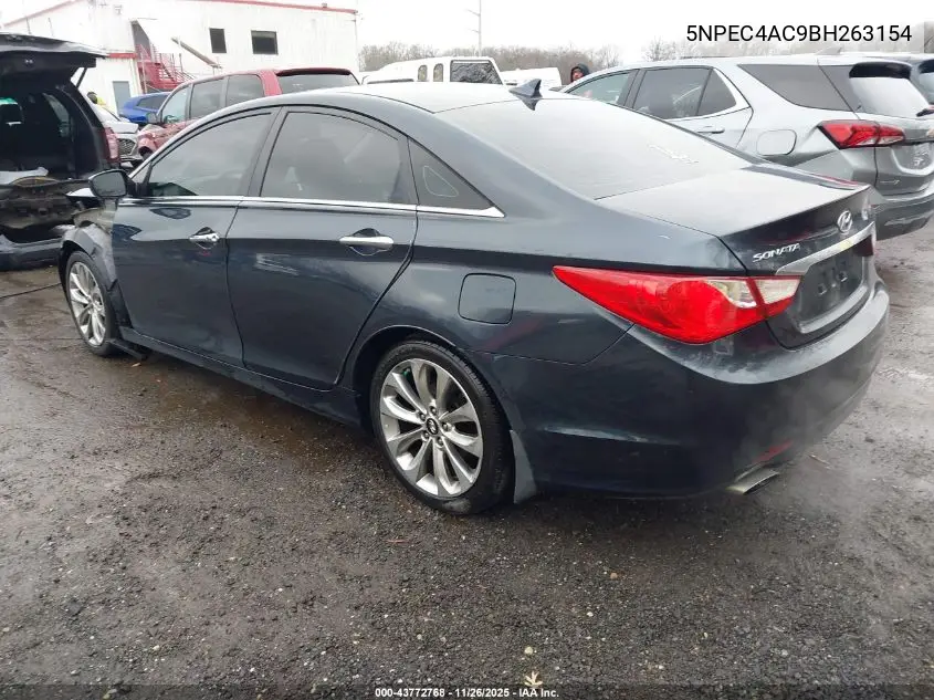 5NPEC4AC9BH263154 2011 Hyundai Sonata Se