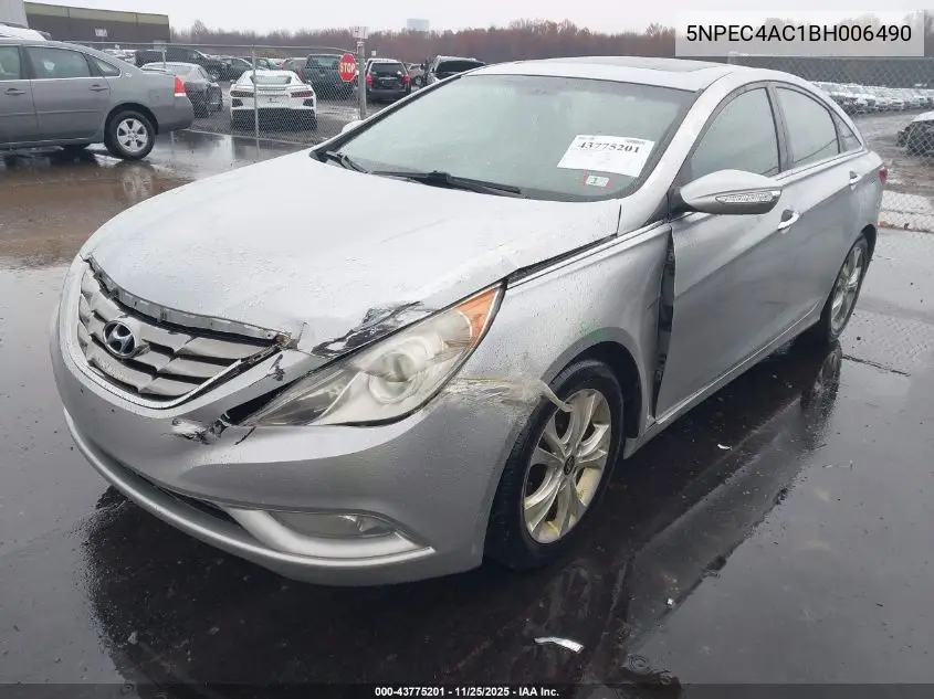 5NPEC4AC1BH006490 2011 Hyundai Sonata Limited