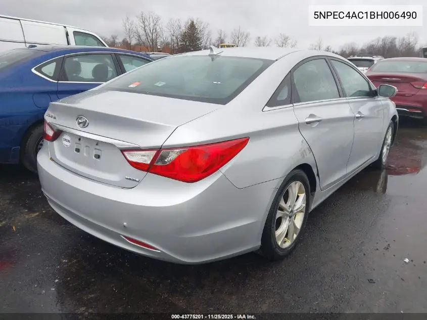 5NPEC4AC1BH006490 2011 Hyundai Sonata Limited
