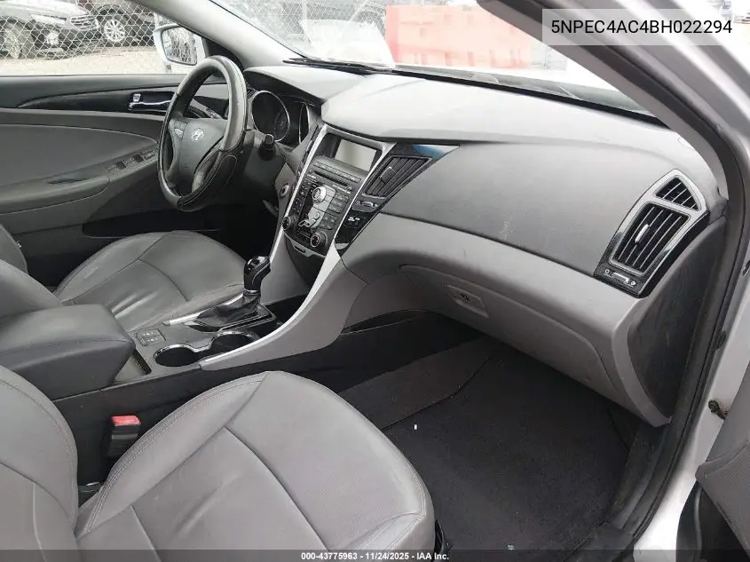 5NPEC4AC4BH022294 2011 Hyundai Sonata Limited