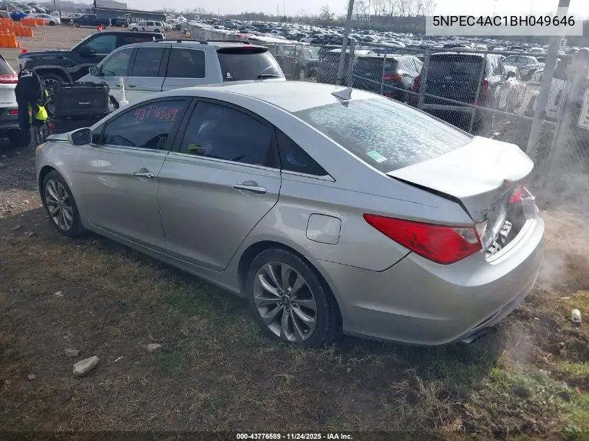 5NPEC4AC1BH049646 2011 Hyundai Sonata Se