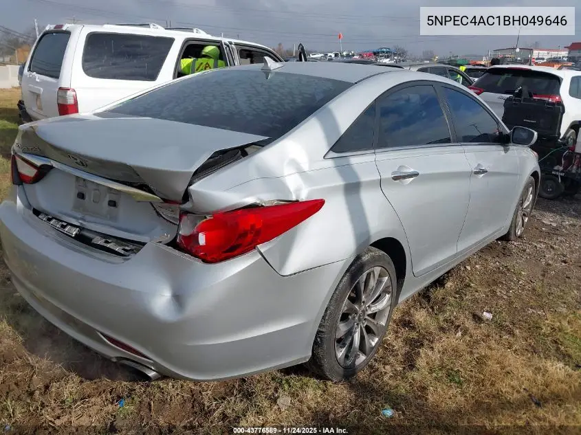 5NPEC4AC1BH049646 2011 Hyundai Sonata Se