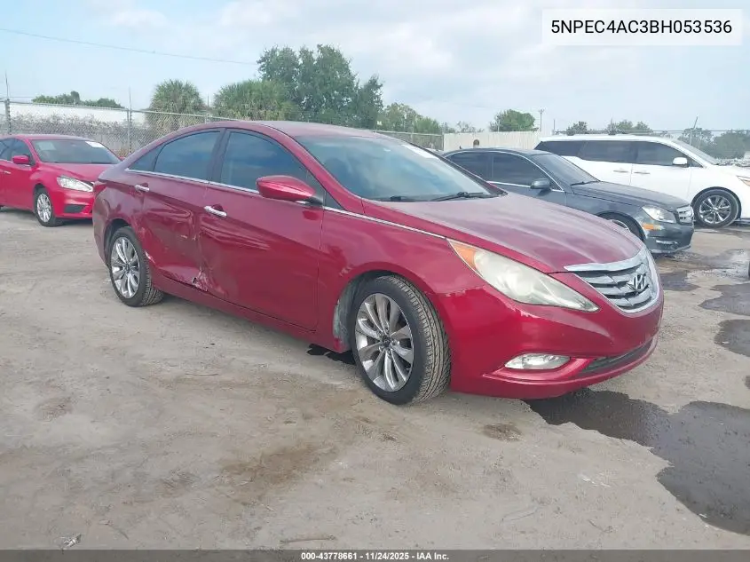 5NPEC4AC3BH053536 2011 Hyundai Sonata Se