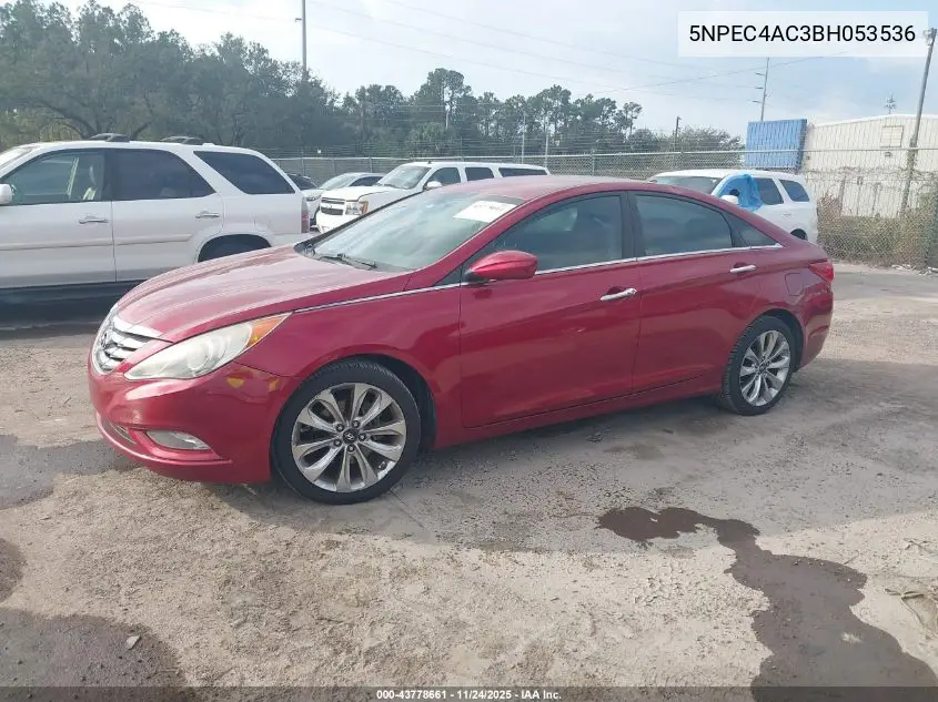 5NPEC4AC3BH053536 2011 Hyundai Sonata Se