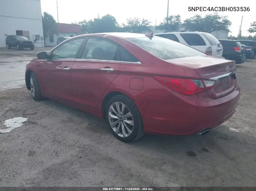 5NPEC4AC3BH053536 2011 Hyundai Sonata Se