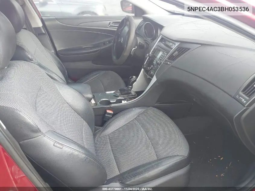 5NPEC4AC3BH053536 2011 Hyundai Sonata Se