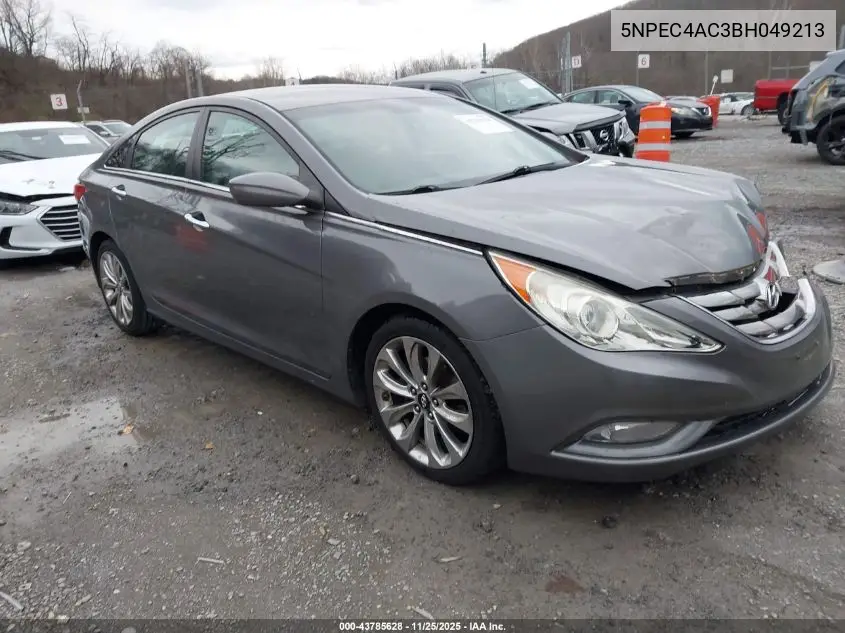5NPEC4AC3BH049213 2011 Hyundai Sonata Se
