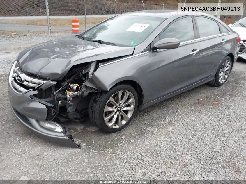 5NPEC4AC3BH049213 2011 Hyundai Sonata Se