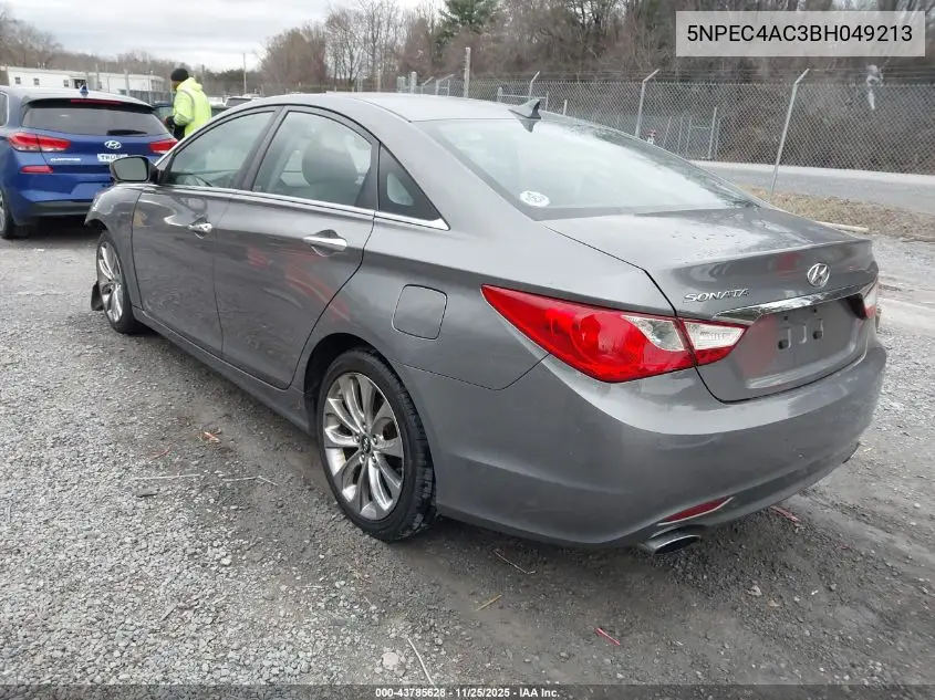 5NPEC4AC3BH049213 2011 Hyundai Sonata Se