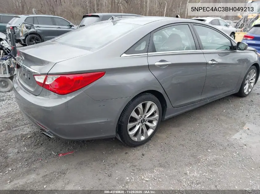 5NPEC4AC3BH049213 2011 Hyundai Sonata Se