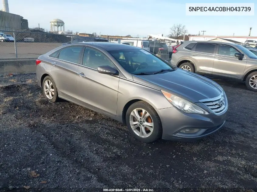 5NPEC4AC0BH043739 2011 Hyundai Sonata Limited