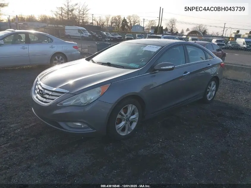 5NPEC4AC0BH043739 2011 Hyundai Sonata Limited