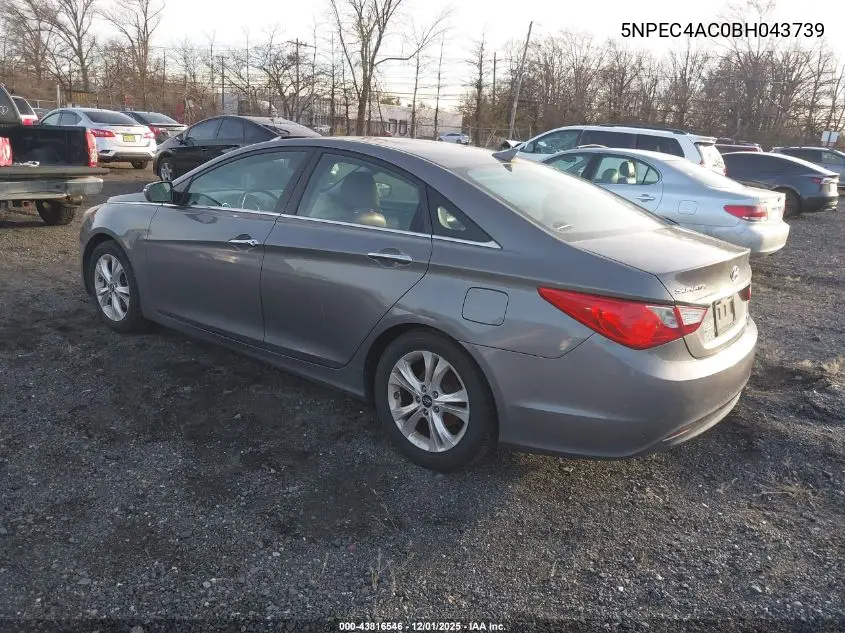 5NPEC4AC0BH043739 2011 Hyundai Sonata Limited