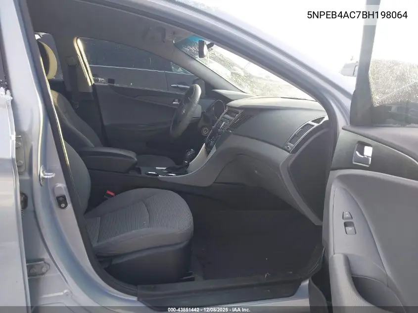5NPEB4AC7BH198064 2011 Hyundai Sonata Gls