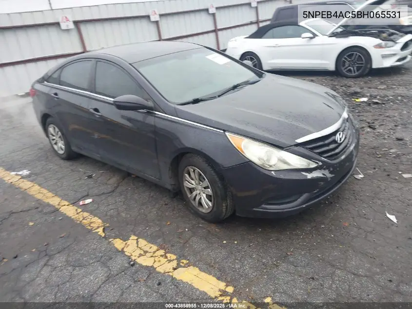 5NPEB4AC5BH065531 2011 Hyundai Sonata Gls