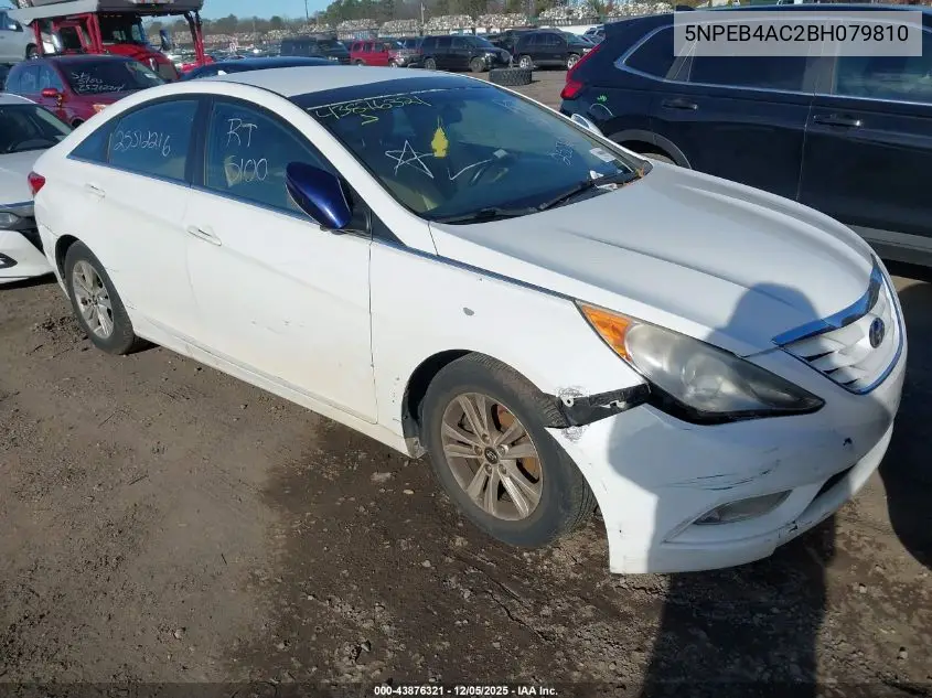 5NPEB4AC2BH079810 2011 Hyundai Sonata Gls