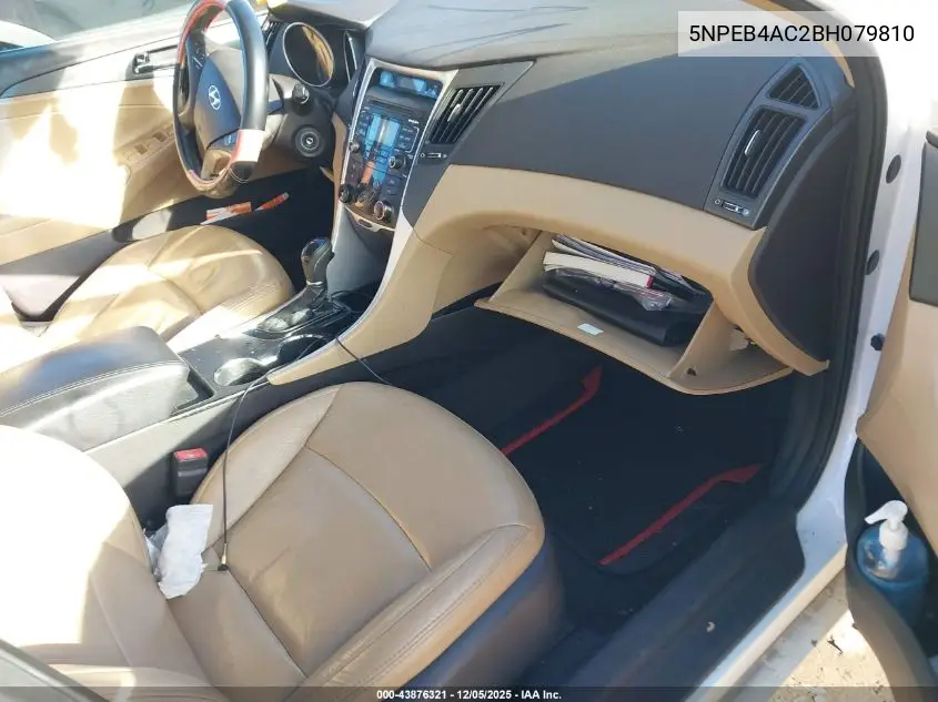 5NPEB4AC2BH079810 2011 Hyundai Sonata Gls
