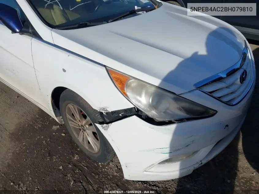 5NPEB4AC2BH079810 2011 Hyundai Sonata Gls