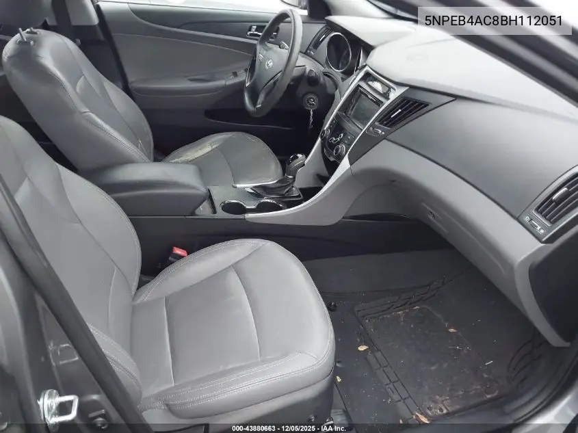 5NPEB4AC8BH112051 2011 Hyundai Sonata Gls
