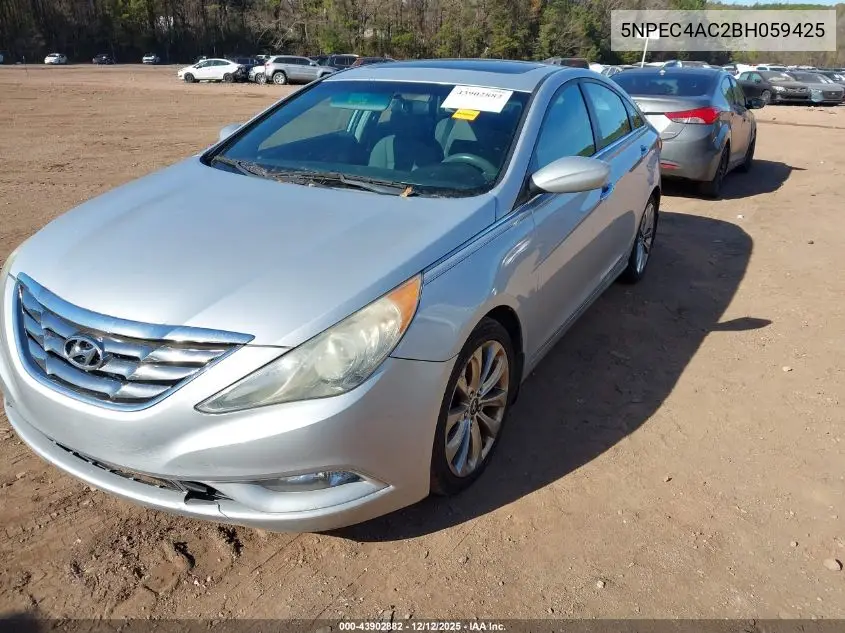 5NPEC4AC2BH059425 2011 Hyundai Sonata Se