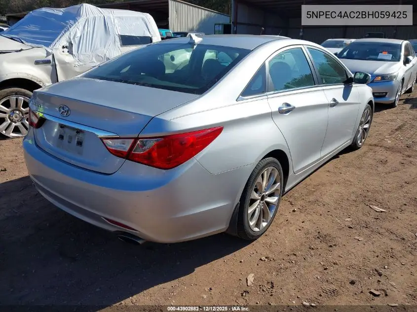 5NPEC4AC2BH059425 2011 Hyundai Sonata Se