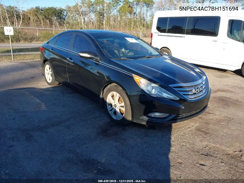 5NPEC4AC7BH151694 2011 Hyundai Sonata Limited