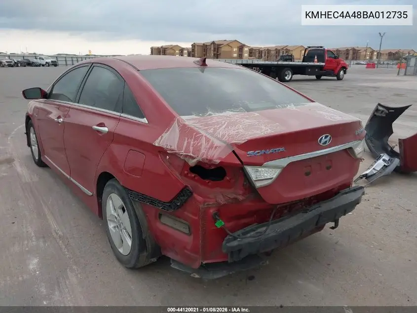 KMHEC4A48BA012735 2011 Hyundai Sonata Hybrid