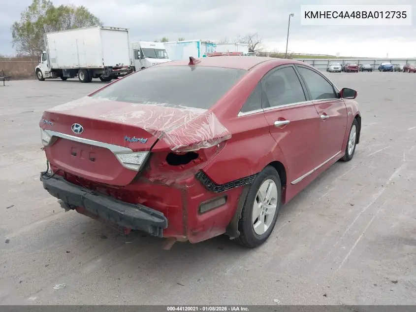 KMHEC4A48BA012735 2011 Hyundai Sonata Hybrid