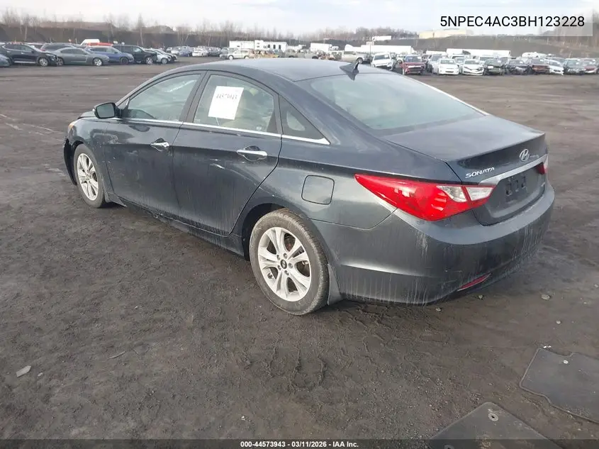 5NPEC4AC3BH123228 2011 Hyundai Sonata Limited