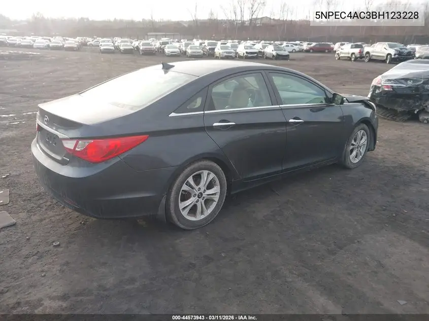 5NPEC4AC3BH123228 2011 Hyundai Sonata Limited