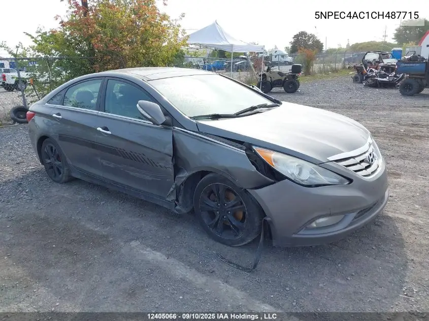 5NPEC4AC1CH487715 2012 Hyundai Sonata Limited