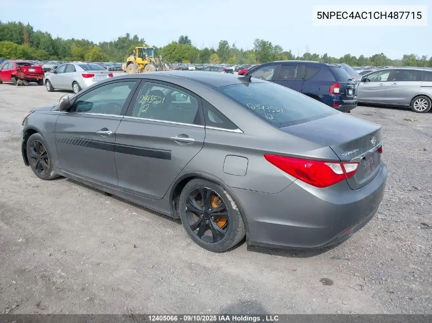 5NPEC4AC1CH487715 2012 Hyundai Sonata Limited
