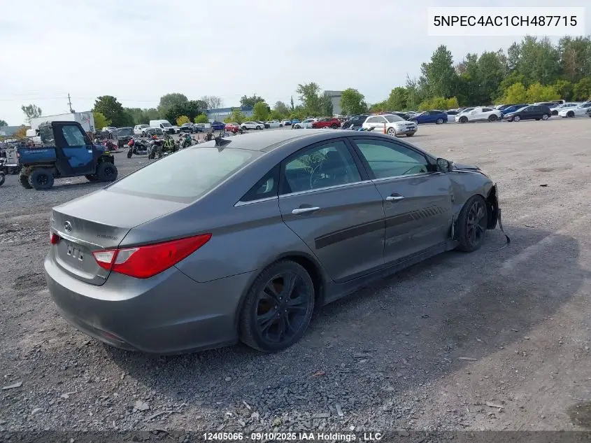 5NPEC4AC1CH487715 2012 Hyundai Sonata Limited