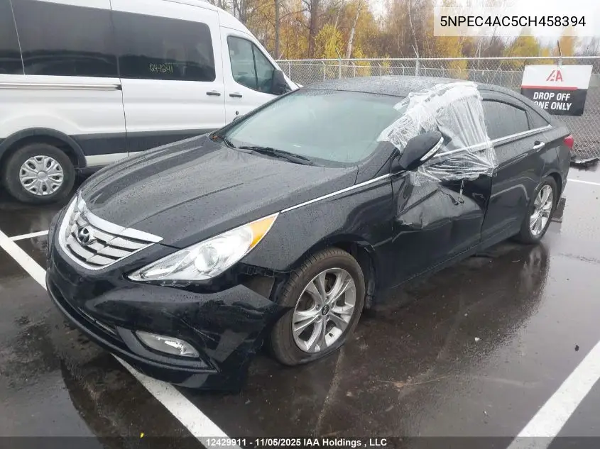 5NPEC4AC5CH458394 2012 Hyundai Sonata Se/Limited