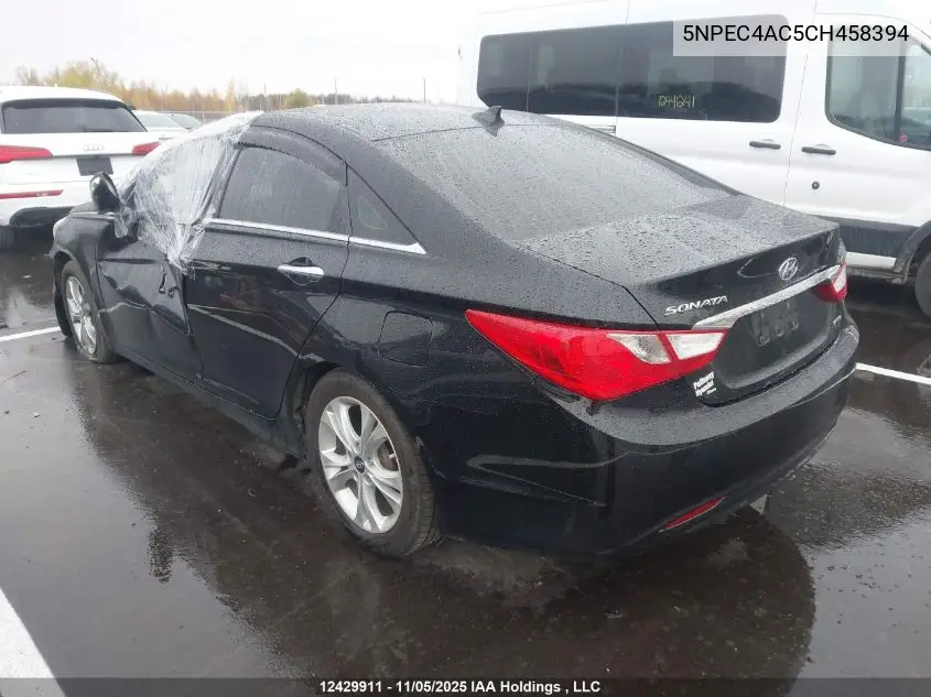5NPEC4AC5CH458394 2012 Hyundai Sonata Se/Limited