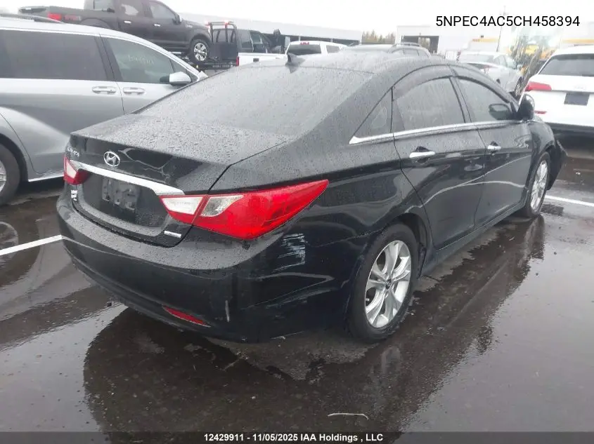 5NPEC4AC5CH458394 2012 Hyundai Sonata Se/Limited