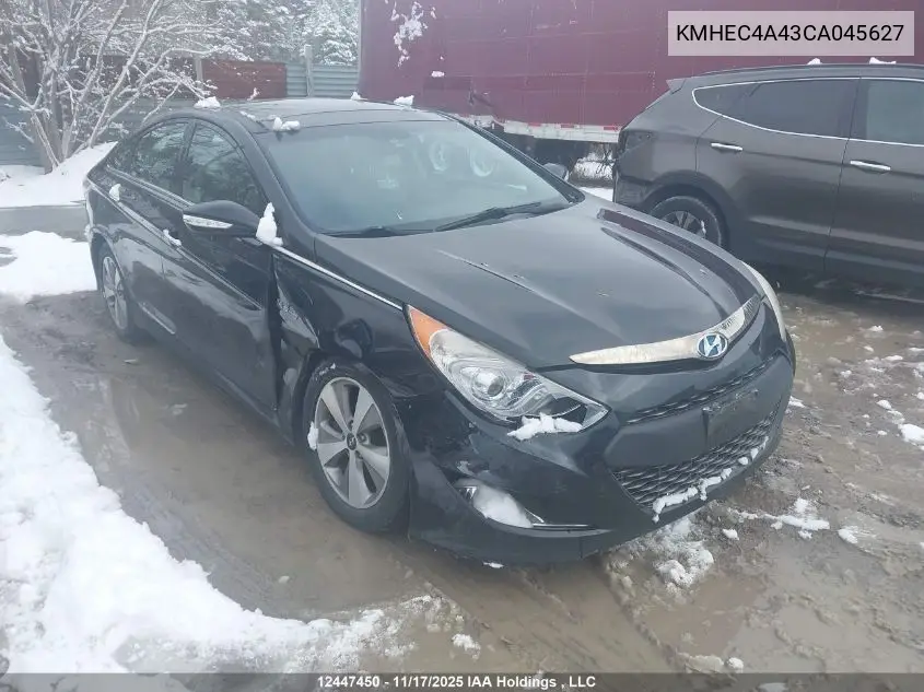 KMHEC4A43CA045627 2012 Hyundai Sonata Hybrid Premium